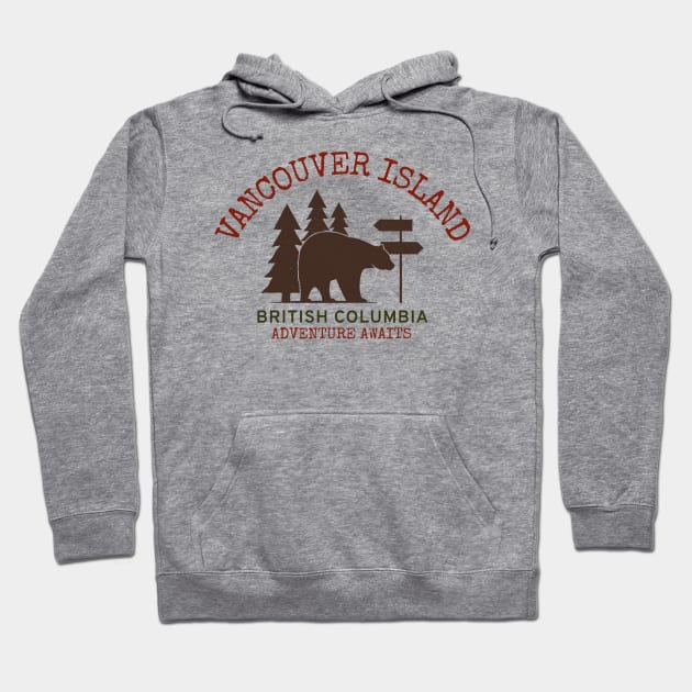 Vancouver Island,  British Columbia Hoodie by Mountain Morning Graphics